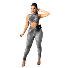 Cutout Printed Tiger Jumpsuit