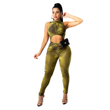 Cutout Printed Tiger Jumpsuit