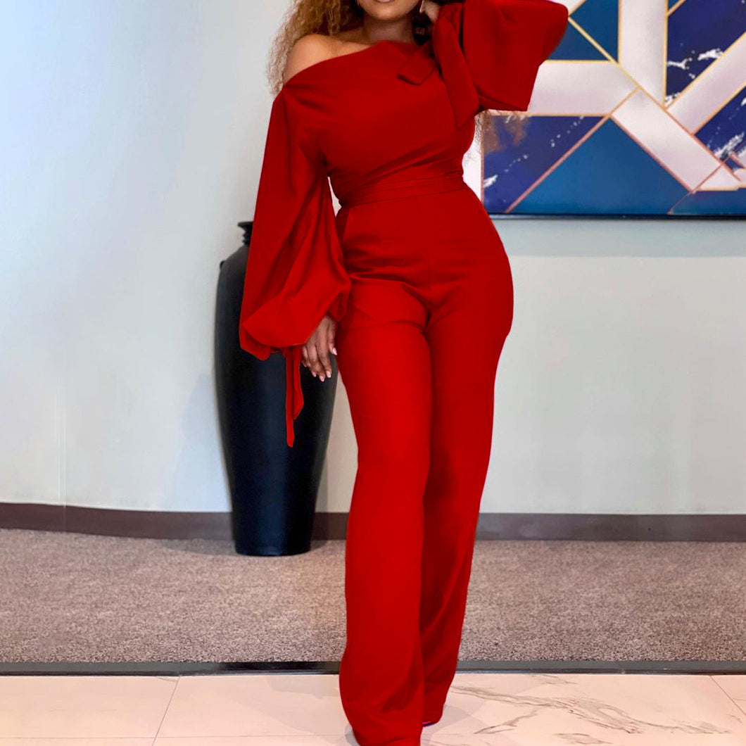 Casual High Waist Jumpsuit