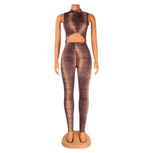 Cutout Printed Tiger Jumpsuit